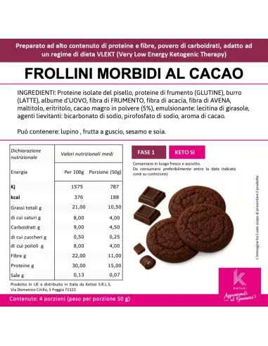 Biscotti Morbidi al Cacao