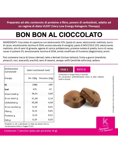 Bon Bon al Cioccolato con ripieno morbido