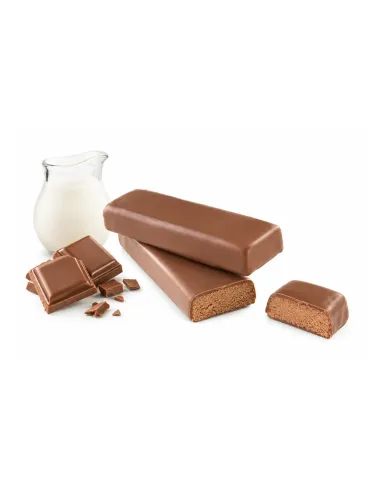 Barrette proteiche al cioccolato al latte Ketosì con interno morbido