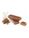 Barrette proteiche al cioccolato al latte Ketosì con interno morbido