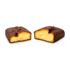 Plumcake proteici all'arancia ricoperti al cioccolato Ketosì